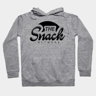 The Snack Network minimalist Black Hoodie